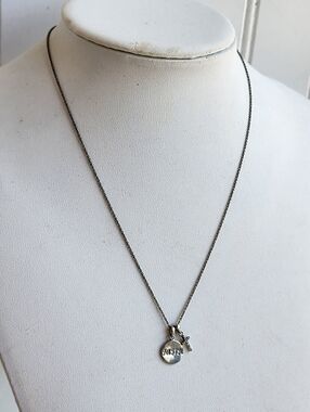 KAY JEWELERS JWBR 925 STERLING SILVER CROSS FAITH PENDANT NECKLACE DO Signed